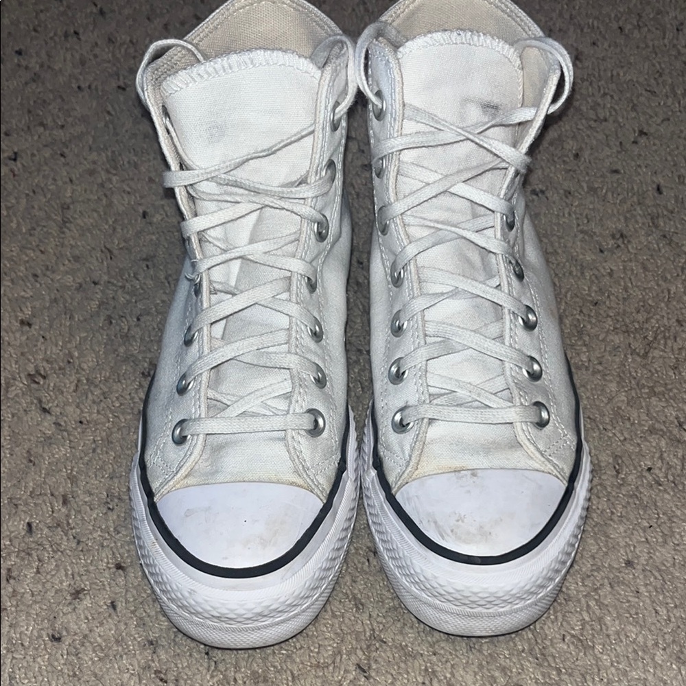 Converse Platform White High-Tops